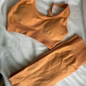 Amazon Orange Leggings for Active Comfort